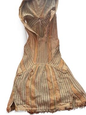 Free People boho-style hooded dress size xs